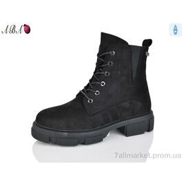 Фотография Ботинки женские стильные зима J603-1 (6 пар р.36-41) "Aba" недорого оптом от прямого поставщика