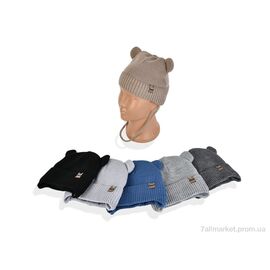 Фотография Шапка детская Зима Y25-3M mix (5 шт. р.сетка 0-6) "Red Hat" недорого оптом от прямого поставщика