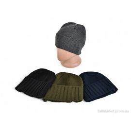 Шапка чоловіча Зима Y33-1 mix (5 шт. р.сітка54-58) "Red Hat" недорого оптом від прямого постачальника