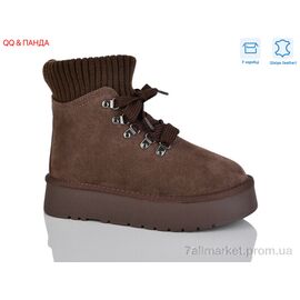 Фотография Угги женские утепленные зима T007-7 (6 пар р.36-40) "QQ&Панда" недорого оптом от прямого поставщика