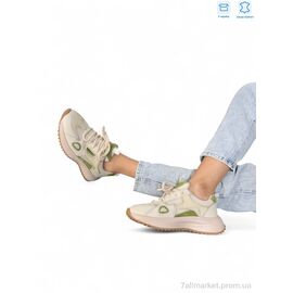 Фотография Кроссовки женские модные Весна/осень YH25002 green (8 пар р.36-40) "Camille" недорого оптом от прямого поставщика