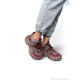 Кросівки жіночі модні Весна/осінь BA1001-1 wine (8 пар р.36-40) "Camille" недорого оптом від прямого постачальника