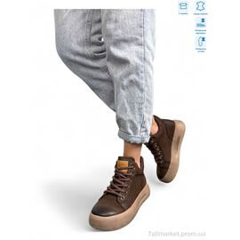 Фотография Ботинки женские стильные Весна/осень 86681 brown (6 пар р.36-40) "Camille" недорого оптом от прямого поставщика