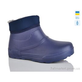 Фотография Галоши женские зима 26 синій (8 пар р.37-41) "Зручне взуття" недорого оптом от прямого поставщика