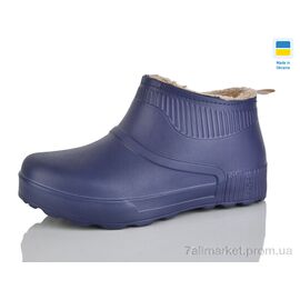 Фотография Галоши женские зима 25 синій (8 пар р.37-41) "Зручне взуття" недорого оптом от прямого поставщика