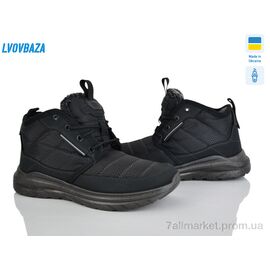 Дутики чоловічі Зима Dago М23-05 чорний (6 пар р.41-45) "Lvovbaza" недорого оптом від прямого постачальника