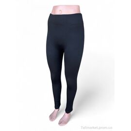 Лосінси жіночі Зима 155 чорний рубчик (12 шт. р.сітка46-48) "Алия" недорого оптом від прямого постачальника