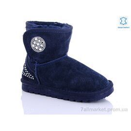 Уггі дитячі утеплені Зима W1-102-2 blue (8 пар р.33-37) "Waldem" недорого оптом від прямого постачальника