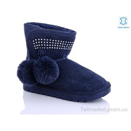 Уггі дитячі утеплені Зима W1-103-2 blue (8 пар р.33-37) "Waldem" недорого оптом від прямого постачальника