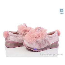 Фотография Кроссовки детские модные Весна/осень WM19 pink (6 пар р.25-30) "Waldem" недорого оптом от прямого поставщика