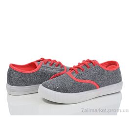 Фотография Кеды детские легкие Весна/осень WH03 кораловий (6 пар р.31-36) "Waldem" недорого оптом от прямого поставщика