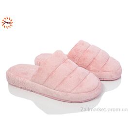 Тапки жіночі для будинку Весна/осінь 3H пудра (8 пар р.37-40) "Jumay" недорого оптом від прямого постачальника