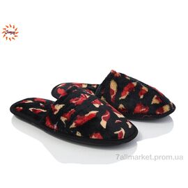 Тапки чоловічі домашні Весна/осінь Капці чорний-червоний (7 пар р.41-45) "Jumay" недорого оптом від прямого постачальника