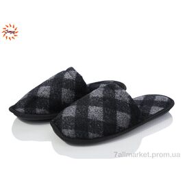 Тапки чоловічі домашні Весна/осінь Капці чол. ромб (7 пар р.41-45) "Jumay" недорого оптом від прямого постачальника