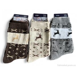 Фотография Носки женские Зима 159 mix (12 шт. р.сетка 37-41) "Алия" недорого оптом от прямого поставщика
