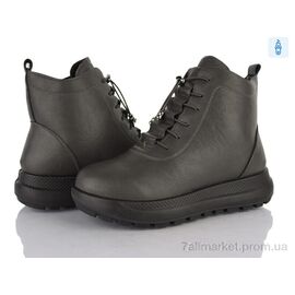 Фотография Ботинки женские стильные зима 60999 grey (8 пар р.37-42) "Baolikang" недорого оптом от прямого поставщика