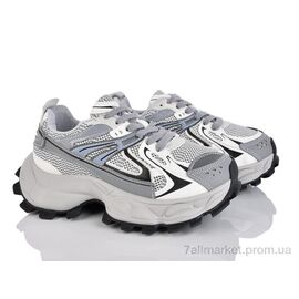 Фотография Кроссовки женские модные Весна/осень K043-1 (8 пар р.36-41) "Loretta" недорого оптом от прямого поставщика