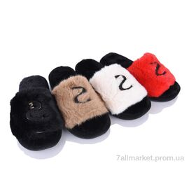 Фотография Тапки женские для дома зима Ж6033 mix (12 пар р.36-41) "Deshman" недорого оптом от прямого поставщика