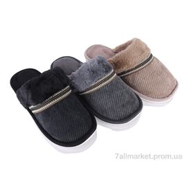 Фотография Тапки мужские домашние Весна/осень D373 mix (12 пар р.41-46) "Deshman" недорого оптом от прямого поставщика