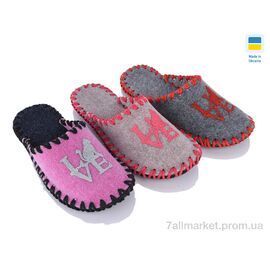 Фотография Тапки женские для дома зима 273 mix (9 пар р.36-41) "Alex" недорого оптом от прямого поставщика