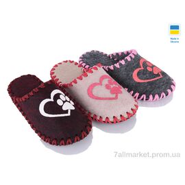 Фотография Тапки женские для дома зима 222 mix (9 пар р.36-41) "Alex" недорого оптом от прямого поставщика