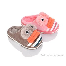 Фотография Тапки детские домашние зима N98-16 mix (10 пар р.19-21) "Lot Shoes" недорого оптом от прямого поставщика