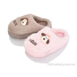 Фотография Тапки детские домашние зима N8859 mix (12 пар р.30-35) "Lot Shoes" недорого оптом от прямого поставщика