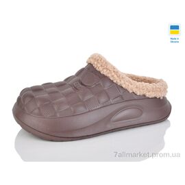 Калоші жіночі Зима 604 шоколад (8 пар р.36-41) "Lot Shoes" недорого оптом від прямого постачальника