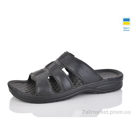 Фотография Шлепки мужские пляжные Лето N25 чорний (6 пар р.41-45) "Lot Shoes" недорого оптом от прямого поставщика