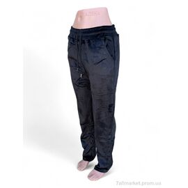 Фотография Спортивные брюки женские Зима 169 чорний мех (6 шт. р.сетка 48-54) "Алия" недорого оптом от прямого поставщика