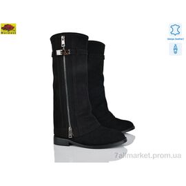 Чоботи жіночі зручні Зима A588-3 (6 пар р.36-40) "Mei De Li" недорого оптом від прямого постачальника