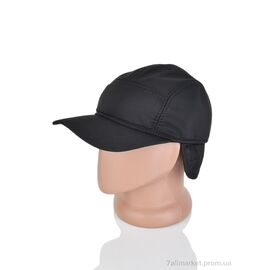 Кепка для чоловіків Зима 29-11 black (12 шт. р.сітка56-60) "TUZZI" недорого оптом від прямого постачальника