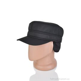 Кепка для чоловіків Зима 29-10 black (5 шт. р.сітка56-60) "TUZZI" недорого оптом від прямого постачальника