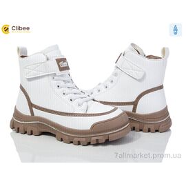Фотография Ботинки детские удобные Весна/осень GC66 white-hkaki (6 пар р.32-37) "Clibee" недорого оптом от прямого поставщика