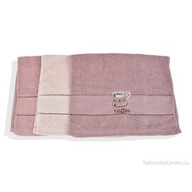 Фотография Полотенце  9058 (11999) mix 40x60см (12 шт. р.сетка One size) "Obuvok" недорого оптом от прямого поставщика