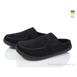 Тапки чоловічі домашні Весна/осінь T02 чорний (8 пар р.41-46) "Golden Lion" недорого оптом від прямого постачальника