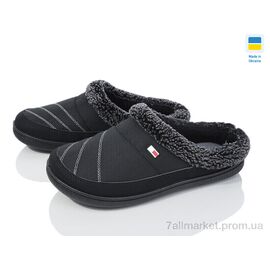 Тапки чоловічі домашні Весна/осінь T01 чорний (8 пар р.41-46) "Golden Lion" недорого оптом від прямого постачальника