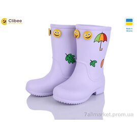 Чоботи з піни дитячі Весна/осінь 123110 (8 пар р.22-28) "Clibee" недорого оптом від прямого постачальника