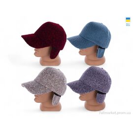 Фотография Кепка женская Зима 0435 mix (4 шт. р.сетка 52-62) "Mabi" недорого оптом от прямого поставщика