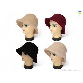 Капелюх жіночий Зима 0457 mix (4 шт. р.сітка56-58) "Mabi" недорого оптом від прямого постачальника