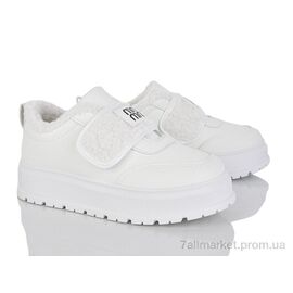 Туфлі жіночі стильні Зима T015 white (8 пар р.36-41) "Baolikang" недорого оптом від прямого постачальника