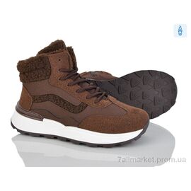 Фотография Ботинки женские стильные зима 8712 brown (8 пар р.36-41) "Baolikang" недорого оптом от прямого поставщика