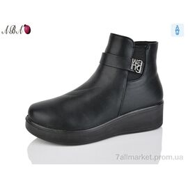 Фотография Ботинки женские стильные зима G18-1 Б (8 пар р.37-43) "Aba" недорого оптом от прямого поставщика