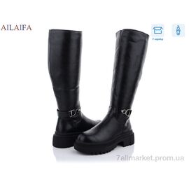 Фотография Сапоги женские удобные зима L49 (6 пар р.36-41) "Ailaifa" недорого оптом от прямого поставщика