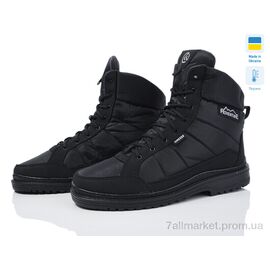 Черевики жіночі стильні Зима BL420 чорний термо (8 пар р.40-45) "Kindzer" недорого оптом від прямого постачальника