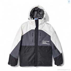 Фотография Куртка мужская Зима S24007-68 white-grey-black (5 шт. р.сетка M-3XL) "Audsa" недорого оптом от прямого поставщика