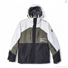 Фотография Куртка мужская Зима S24007-60 white-khaki-black (5 шт. р.сетка M-3XL) "Audsa" недорого оптом от прямого поставщика