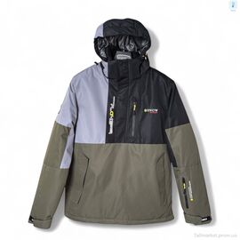 Фотография Куртка мужская Зима S24039-10 khaki-grey-black (5 шт. р.сетка M-3XL) "Audsa" недорого оптом от прямого поставщика