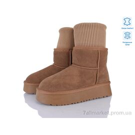 Фотография Угги женские утепленные зима 5826-413 (6 пар р.36-41) "Бабочка-Mengfuna-AESD" недорого оптом от прямого поставщика