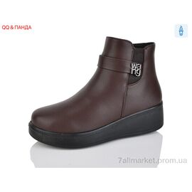 Черевики жіночі стильні Зима G18-2 Б (8 пар р.37-43) "QQ&Панда" недорого оптом від прямого постачальника